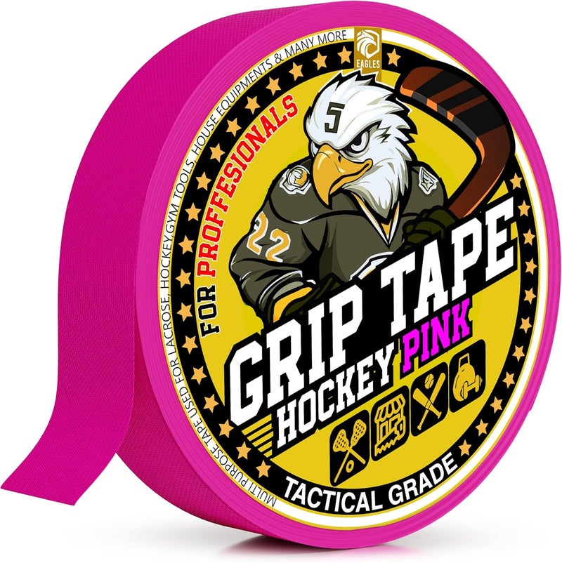 Eagle's Hockey Tape Multipurpose Cloth Tape Roll for Lacrosse Baseball & Softball Bats, Rackets, Pullup Bars, Gardening Tools, Sports Gift Perfect for Wrist, Ankle, Foot, Knee and Hand Taping - Image 1